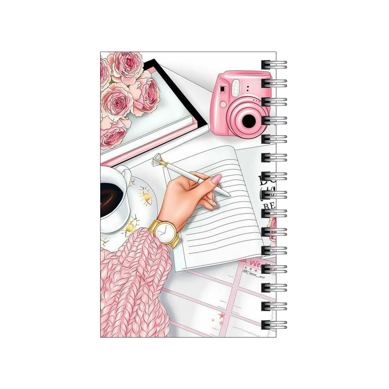 دفترچه یادداشت مدل to do list طرح روزمرگی و عکاسی کد 0599713