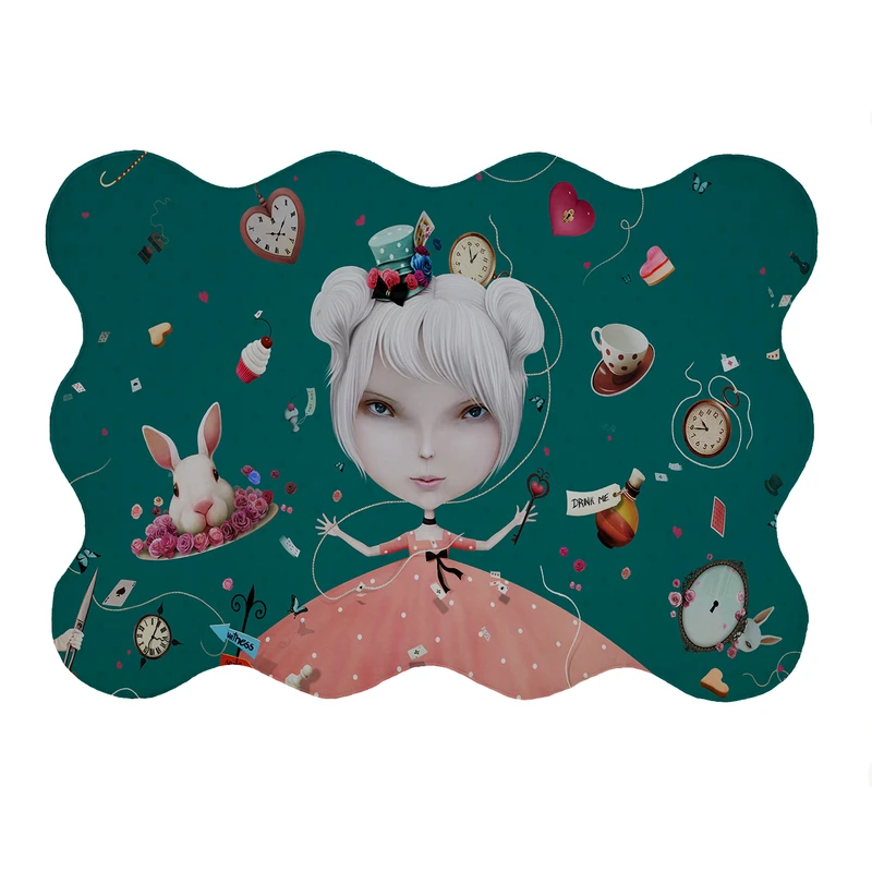 پادری مدل دالبر طرح عروسک کد 6038 سایز 80x110 سانتی متر