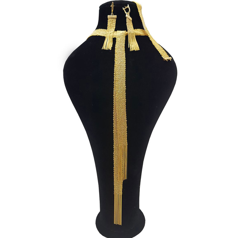 نیم ست نقره طرح شال مدل gold shawl