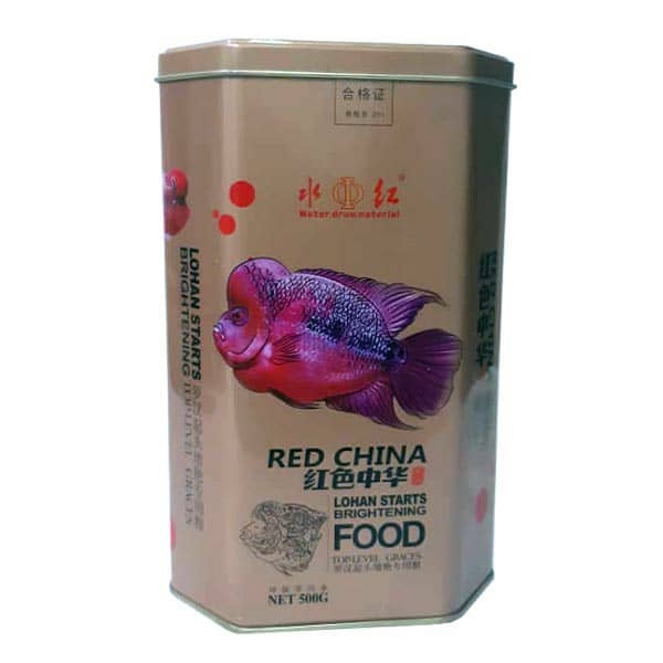 غذای ماهی رد چینا مدل brightening وزن 500 گرم