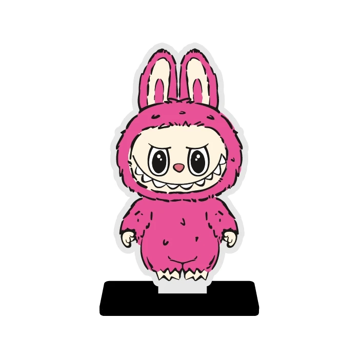 استند رومیزی تزیینی مدل عروسک لبوبو کد LB-12