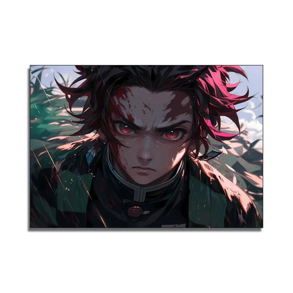 تابلو شاسی گوفی مدل تانجیرو دیمن اسلیر انیمه شیطان کش طرح Tanjiro Demon Slayer Anime کد EPIC88