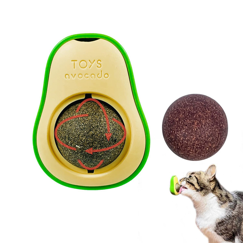 تشویقی دندانی گربه مدل آبنبات کت نیپ دار avo01