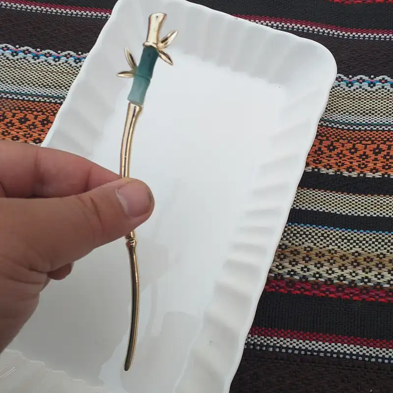 گیره مو زنانه مدل کانزاشی بامبو کد kh390