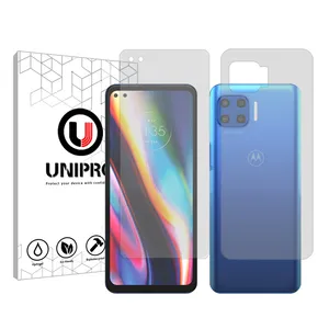 UNIPRO Star 5 model transparent screen protector suitable for Motorola Moto G 5G Plus mobile phone along with the back protector