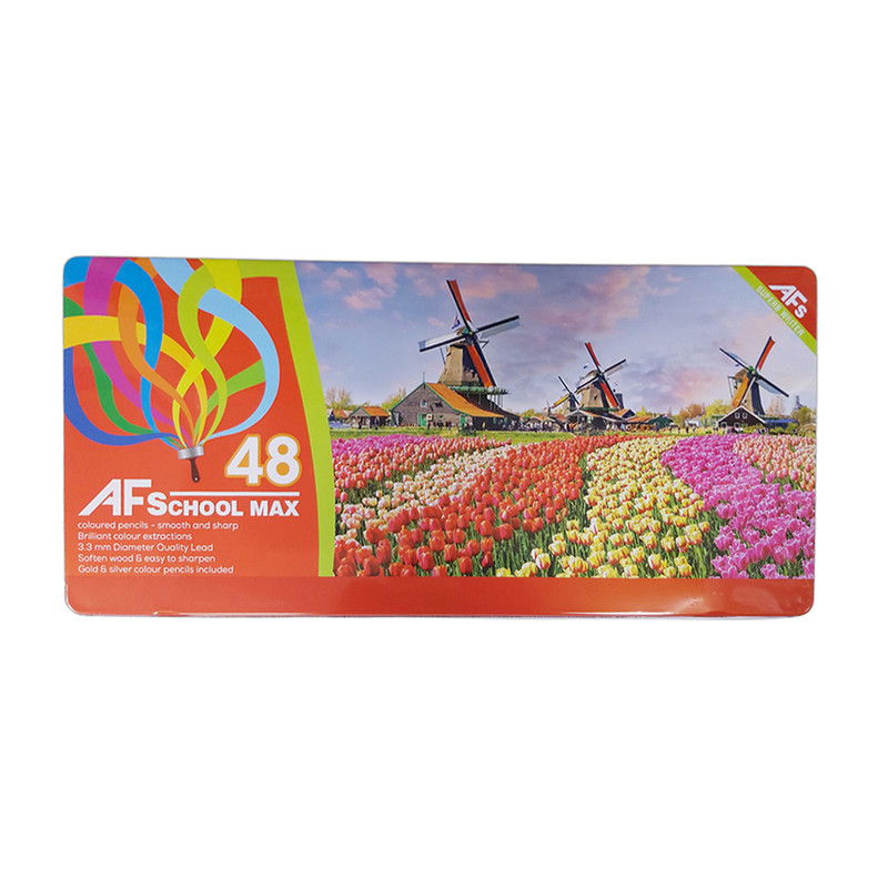 مداد رنگی 48 رنگ ای اف اسکول مکس طرح مزرعه