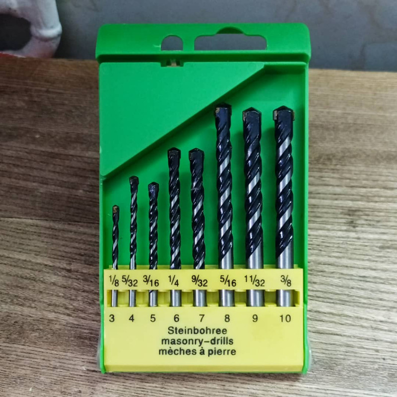 جعبه مته الماسه 8عددی ولف مدل ماسونری