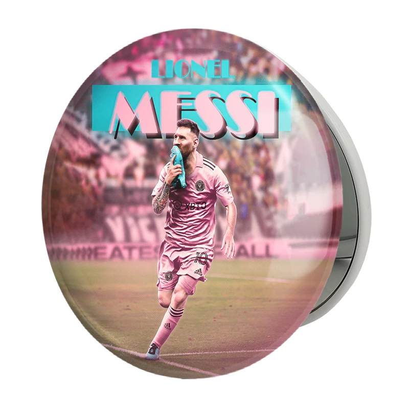 آینه جیبی خندالو طرح لیونل مسی مدل تاشو کد 36440