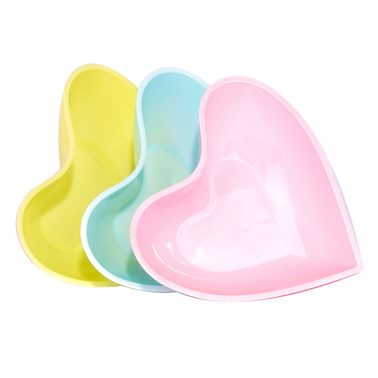 کاسه مدل heart بسته 3 عددی 