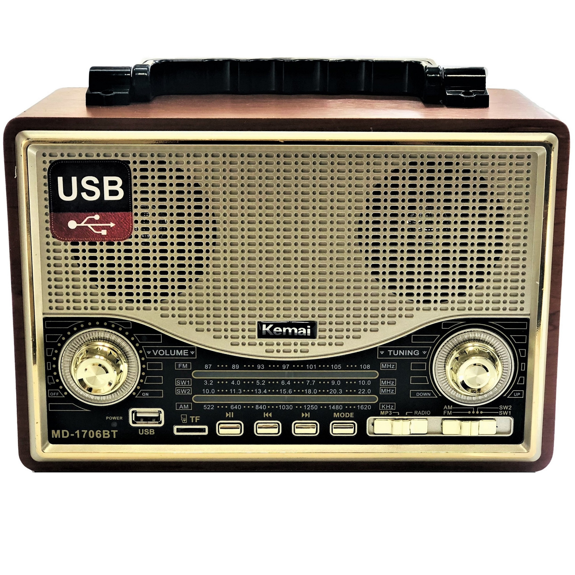 رادیو کیمای مدل MD-1706BT رادیو کیمای مدل MD-1706BT