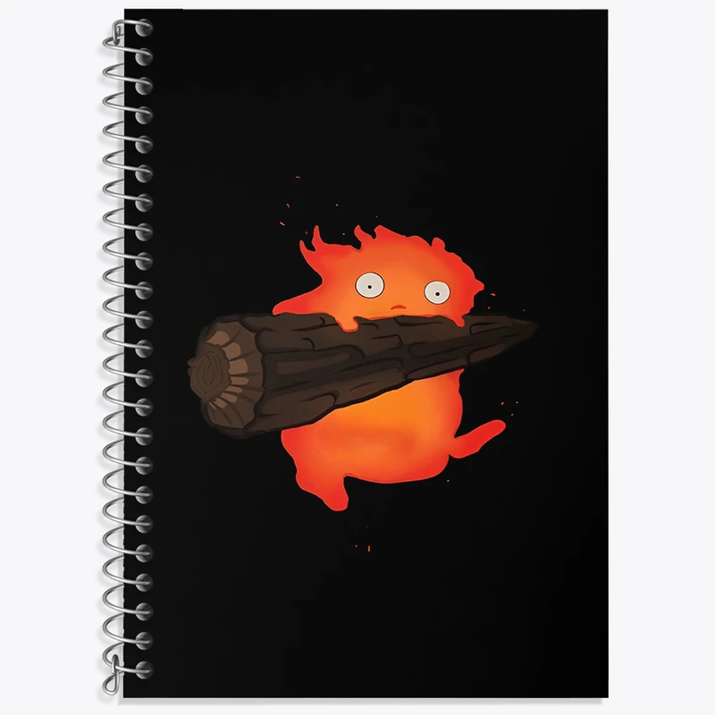 دفتر لغت 50 برگ خندالو طرح لوسیفر انیمه قلعه متحرک هاول  کد N3238