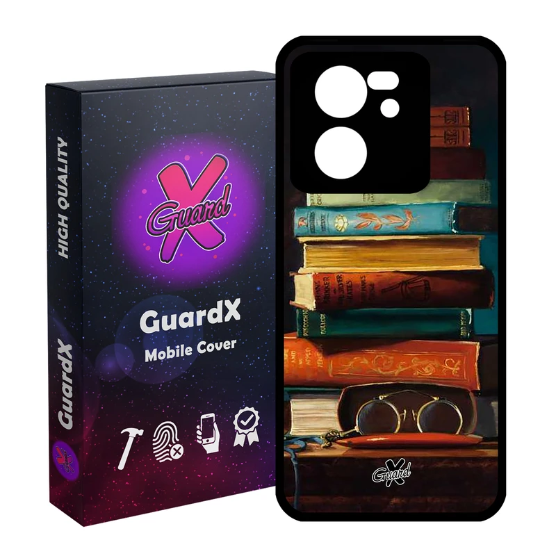 کاور گارد ایکس طرح کتاب مدل Glass10299 مناسب برای گوشی موبایل شیائومی 13T/13T Pro/Redmi K60 Ultra