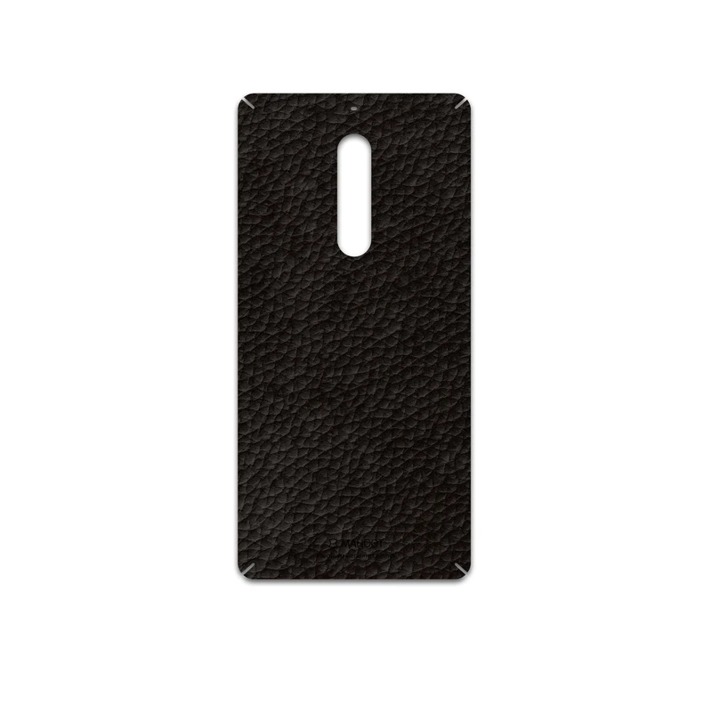 برچسب پوششی ماهوت مدل Dark-Brown-Leather مناسب برای گوشی موبایل نوکیا 5