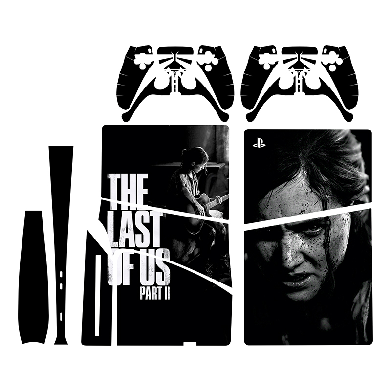 برچسب کنسول بازی پلی استیشن 5 اسلیم مدلlast of us 01 مجموعه 7 عددی