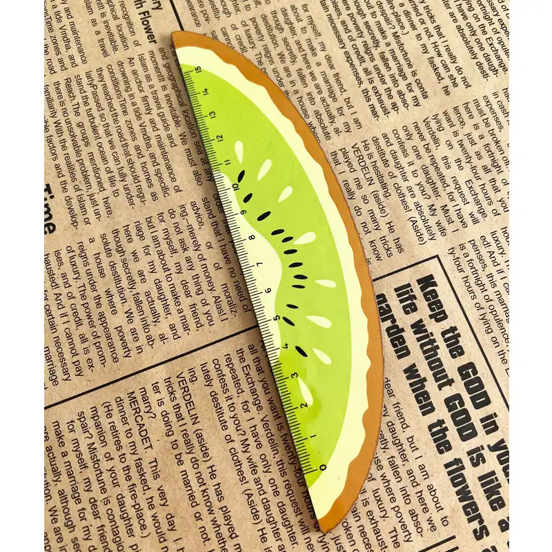 خط کش 15 سانتی متر طرح کیوی کد 5