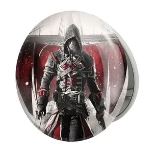 آینه جیبی خندالو طرح اساسینز کرید Assassins Creed مدل تاشو کد 4982