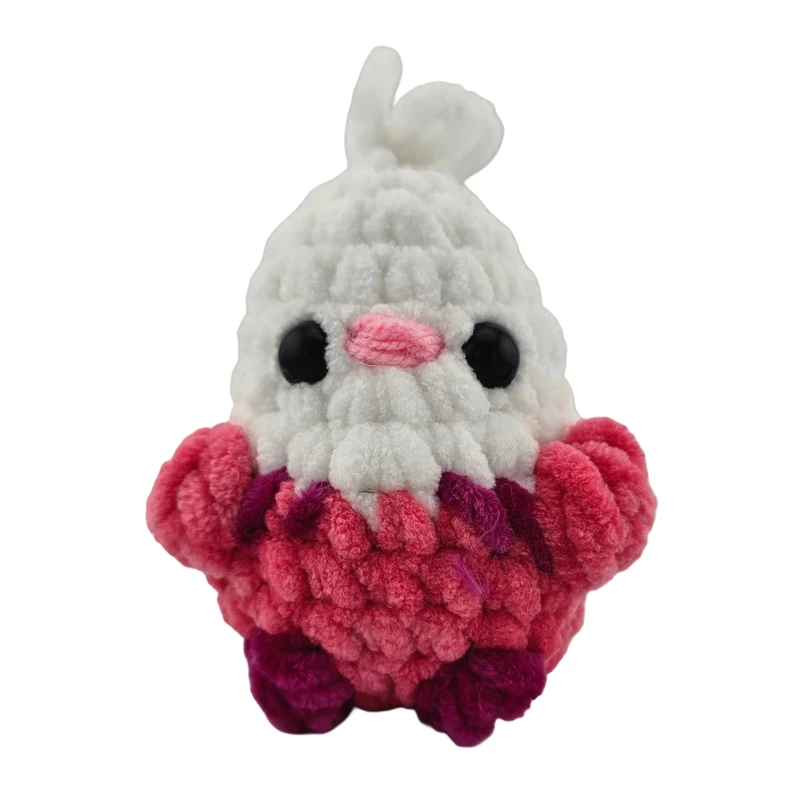 عروسک بافتنی مدل مرغ عشق