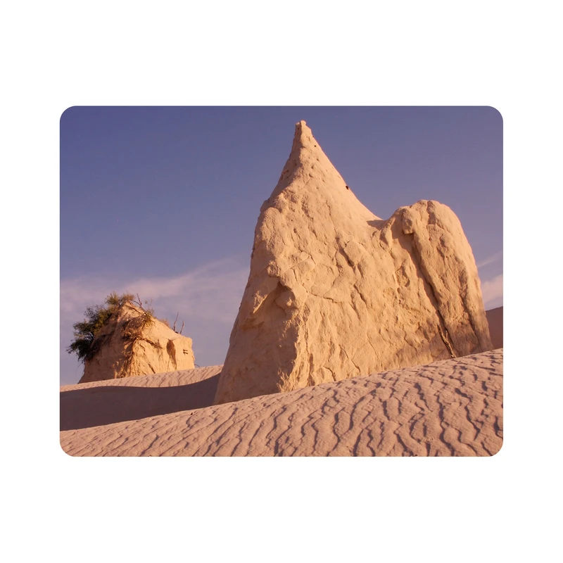 ماوس پد اطلس آبی طرح بیابان و صخره مدل T6933