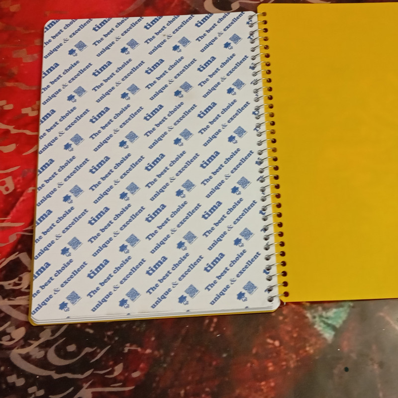 دفتر مشق 100 برگ تیما مدل آساک مجموعه 8 عددی