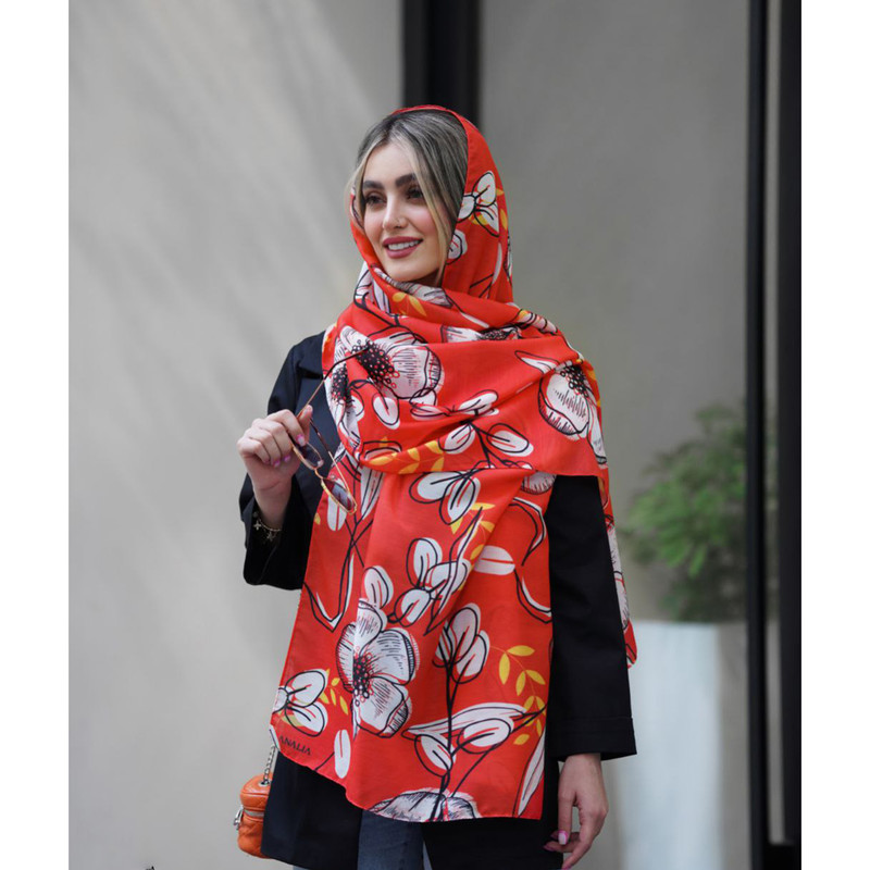 شال زنانه مدل نخ پنبه پاییزه مزونی کد ana-1477