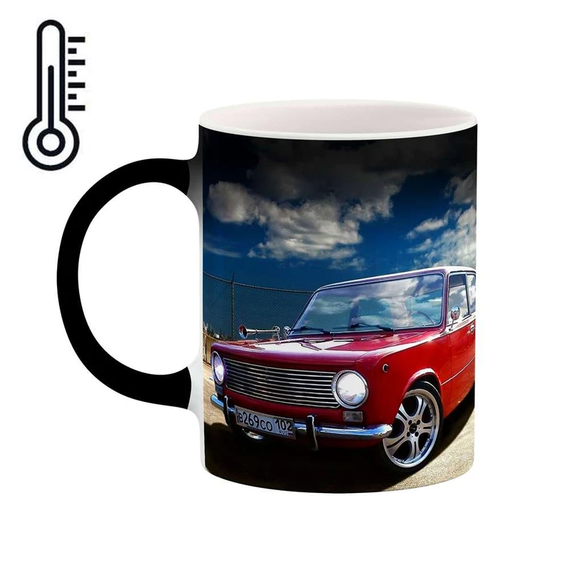 ماگ حرارتی کاکتی مدل ماشین کلاسیک کد mgh10890