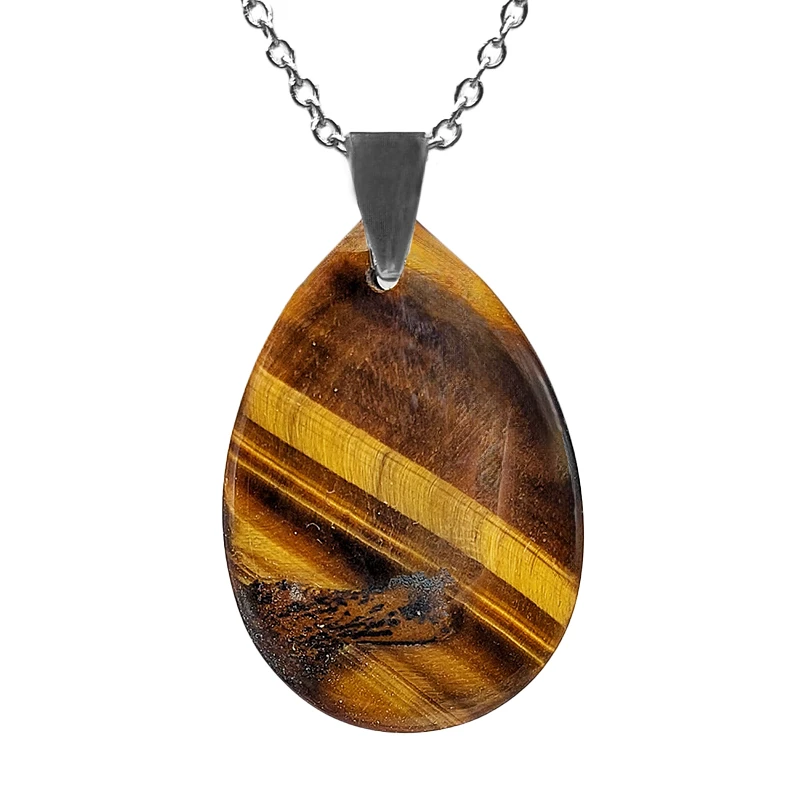 گردنبند دخترانه طرح چشم ببر کد 11-174