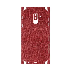 MAHOOT Fabric Texture 4-FullSkin Cover Sticker for Samsung Galaxy A6 Plus 2018