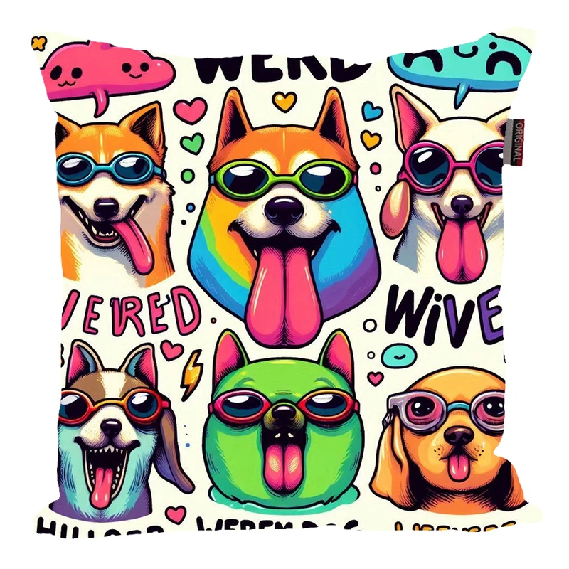 کوسن پاد آفرین مدل فانتزی طرح عروسکی سگ کد PK30549