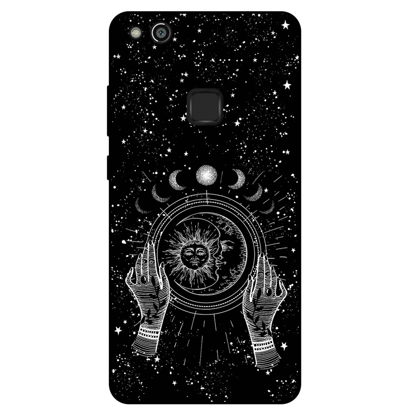 کاور مگافون طرح ماه و خورشید مدل 1892 مناسب برای  گوشی موبایل هوآوی P10 Lite 