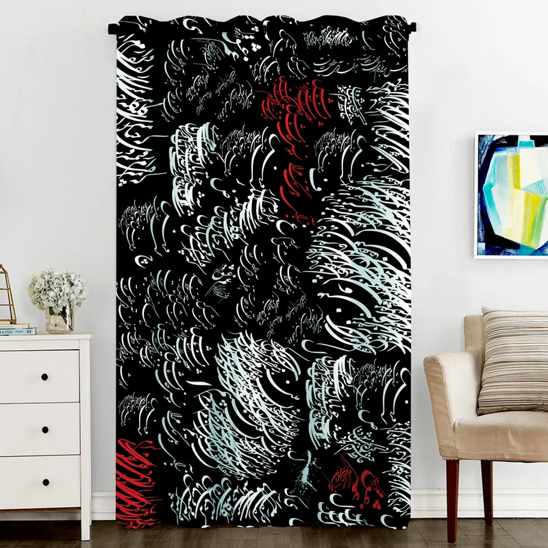 پرده مدل C6-50403 سایز 270x140 سانتی‌متر