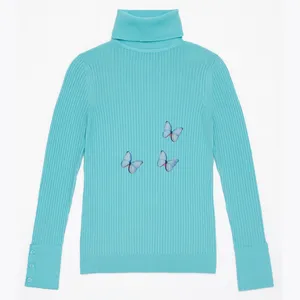 پلیور یقه اسکی زنانه مدل 23161