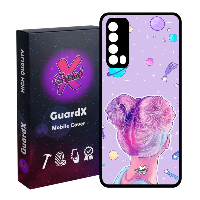 کاور گارد ایکس طرح Girl مدل Glass10112 مناسب برای گوشی موبایل هوآوی Y7A / P Smart 2021