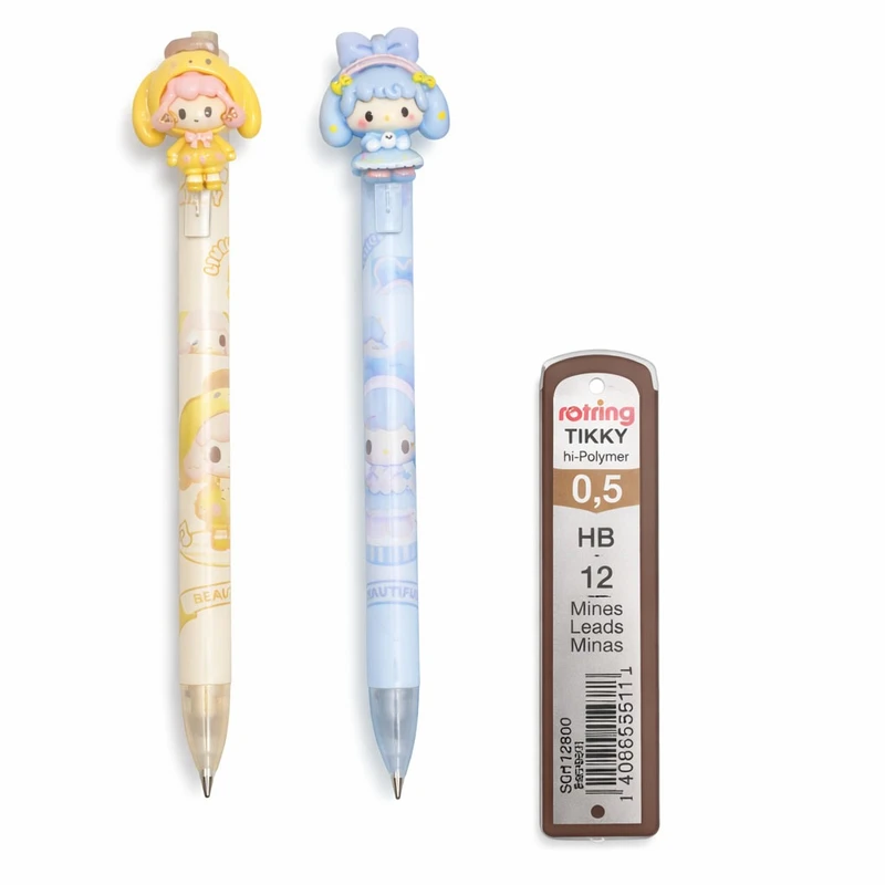 مداد نوکی 0.7 میلی متری مدل کیوت سیگال کد 8838 به همراه نوک بسته 3 عددی