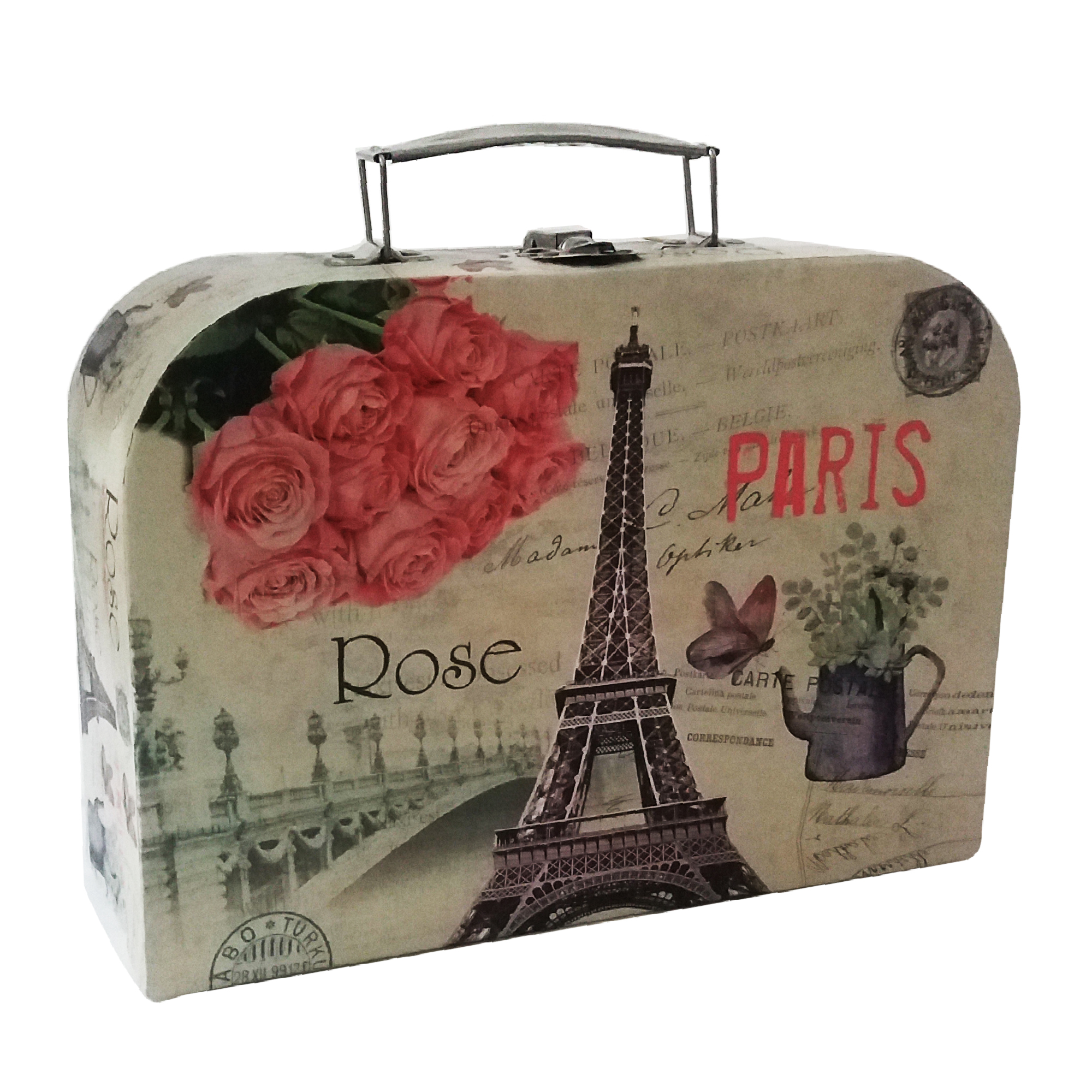 جعبه کادویی چمدانی طرح پاریس