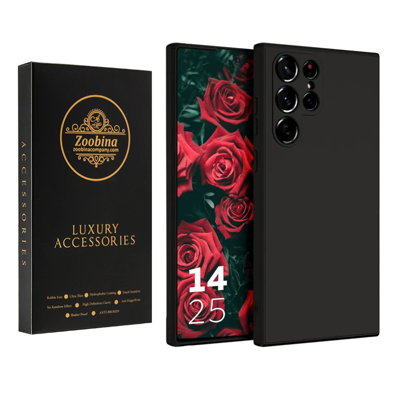 کاور زوبینا مدل Barcelon مناسب برای گوشی موبایل سامسونگ Galaxy S22 Ultra