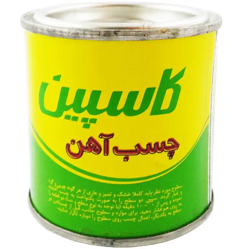 چسب آهن کاسپین مدل Metal plast New حجم 200 گرم