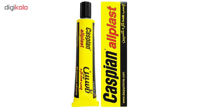 چسب همه کاره کاسپین مدل allplast حجم 50 میلی‌لیتر
