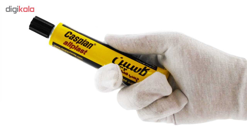 چسب همه کاره کاسپین مدل allplast حجم 50 میلی‌لیتر