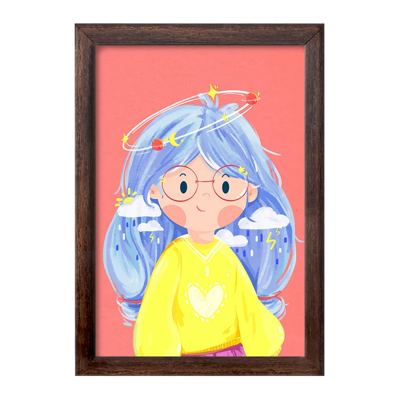 تابلو خندالو طرح دخترانه فانتزی کد 25708