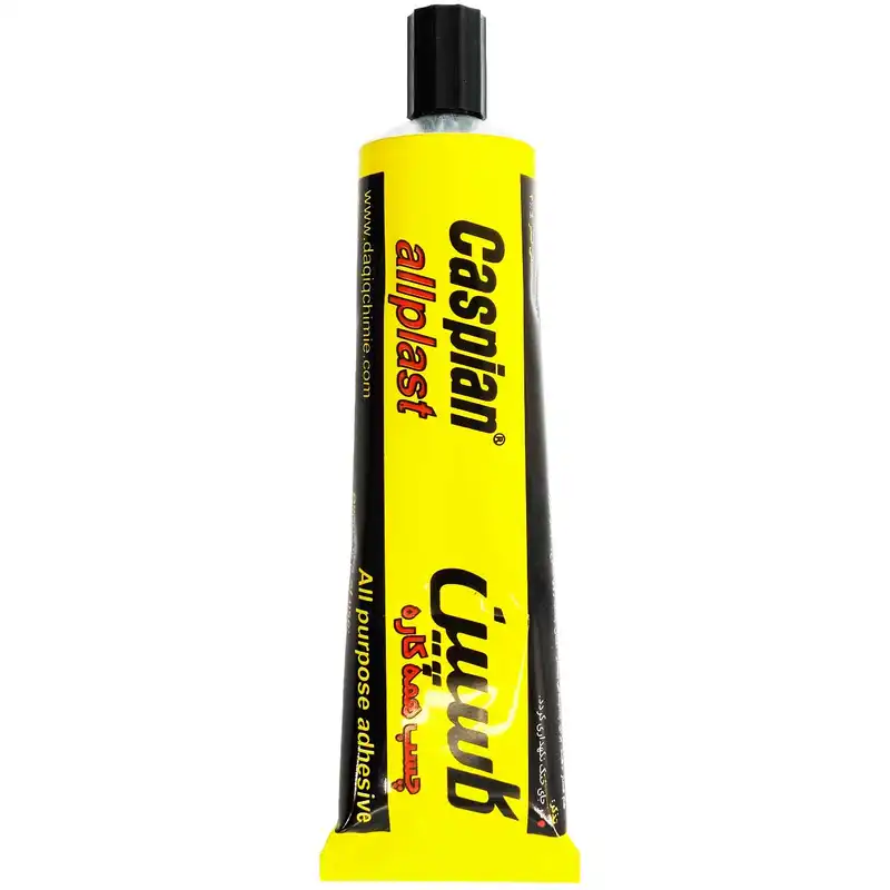 چسب همه کاره کاسپین مدل allplast حجم 100 میلی لیتر