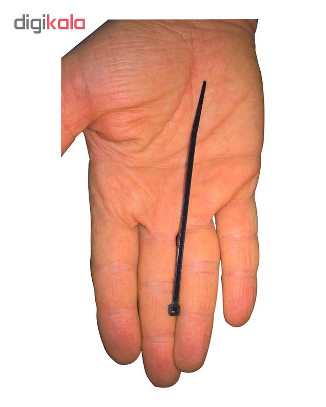 بست کمربندی وای وای مدل TSL-100-M سایز 2.5×100 میلیمتر بسته 3 عددی