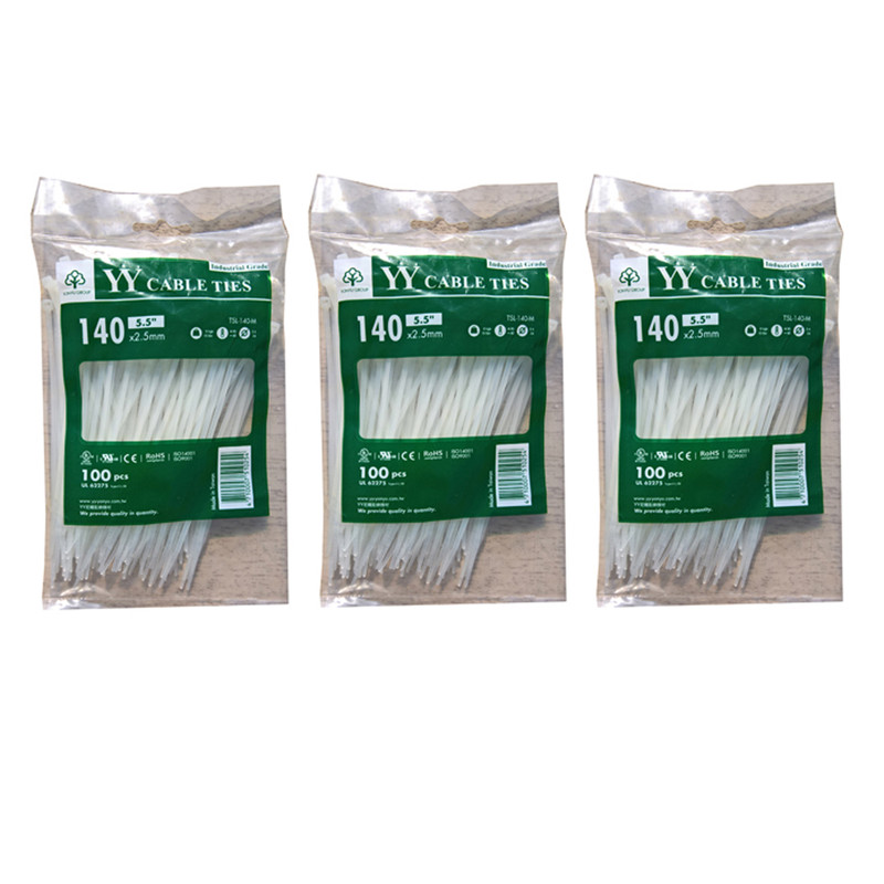 بست کمربندی وای وای مدل TSL-140-M سایز 2.5×140 میلیمتر بسته 3 عددی بست کمربندی وای وای مدل TSL-140-M سایز 2.5×140 میلیمتر بسته 3 عددی