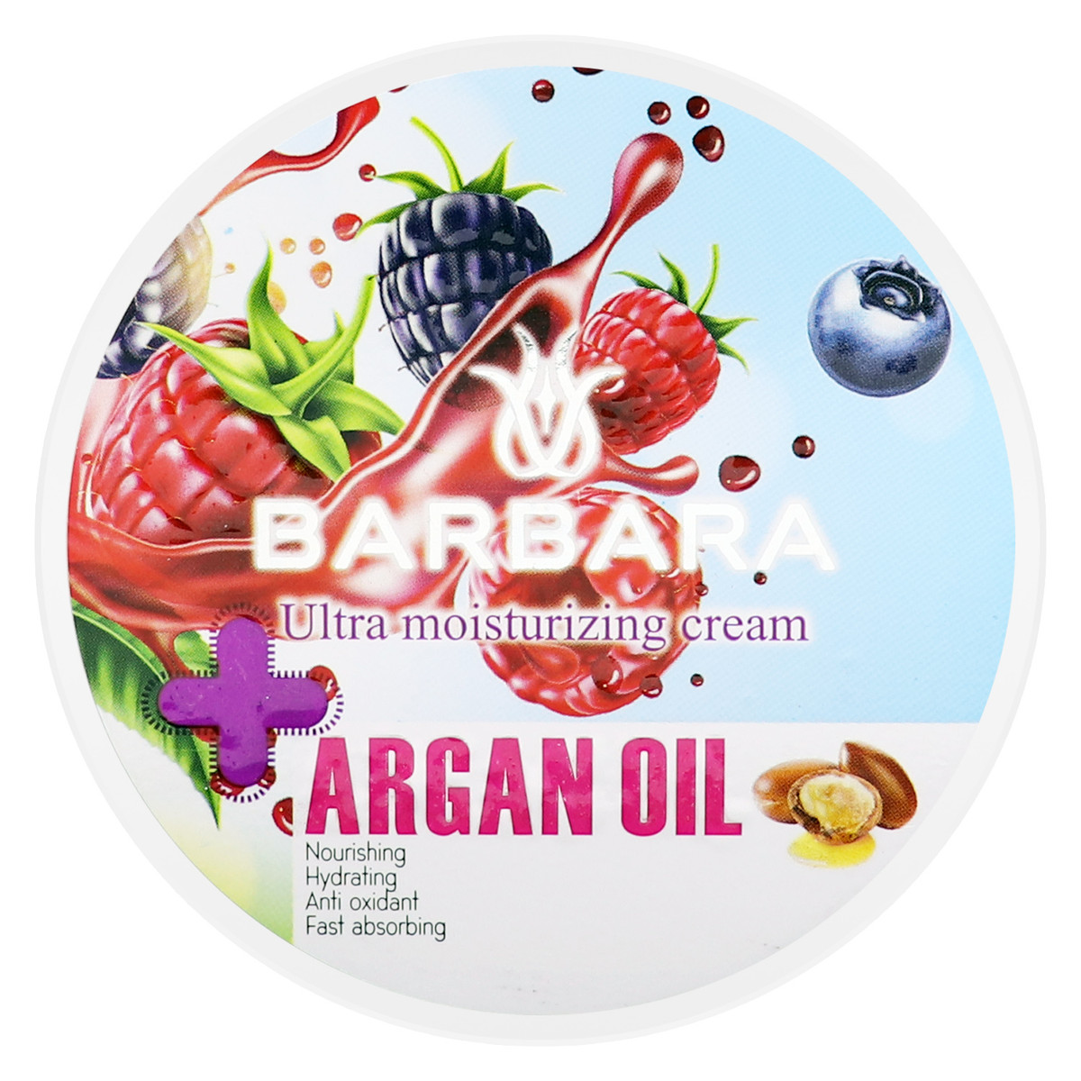 کرم مرطوب کننده باربارا مدل آرگان و تمشک حجم 250 میلی لیتر