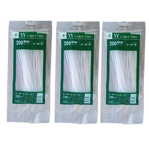 بست کمربندی وای وای مدل TSL-200-M سایز 2.5×200 میلیمتر بسته 3 عددی