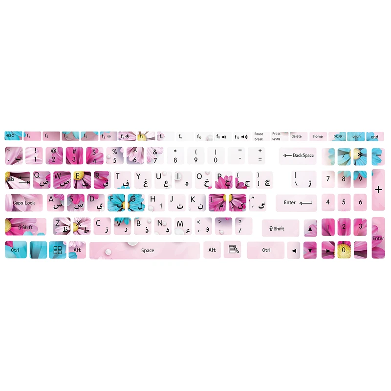  برچسب حروف فارسی کیبورد کد G-09