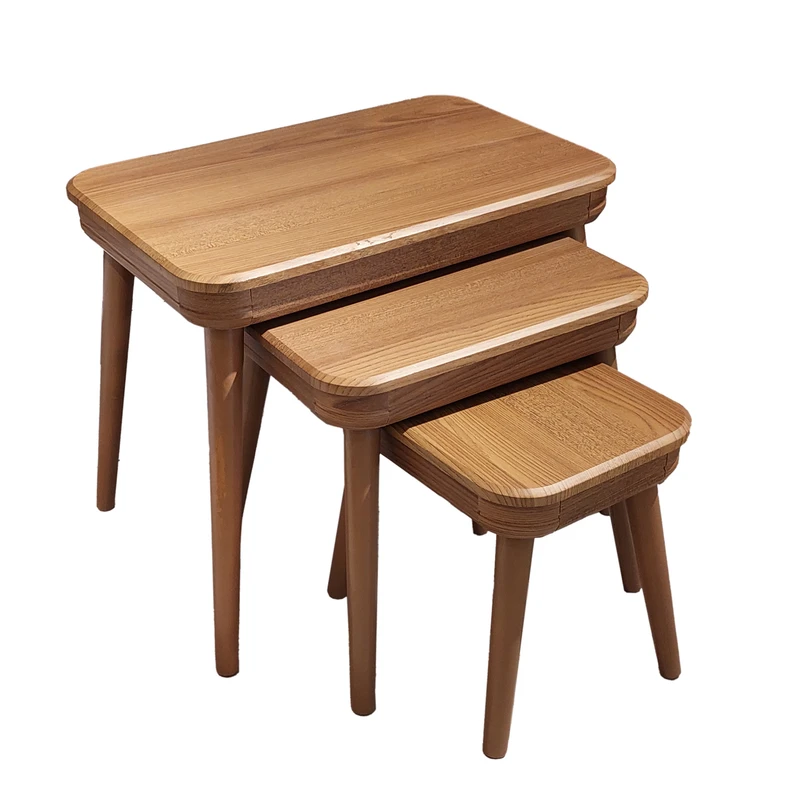 میز عسلی دکورسی مدل ST-905 مجموعه 3 عددی