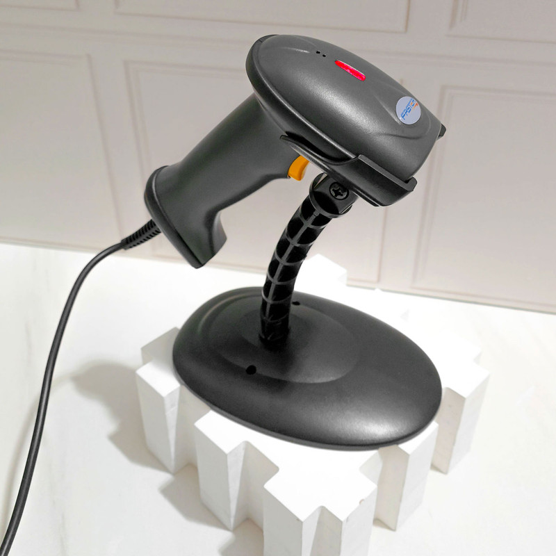 بارکد خوان تک بعدی فستر مدل فروشگاهی به همراه پایه