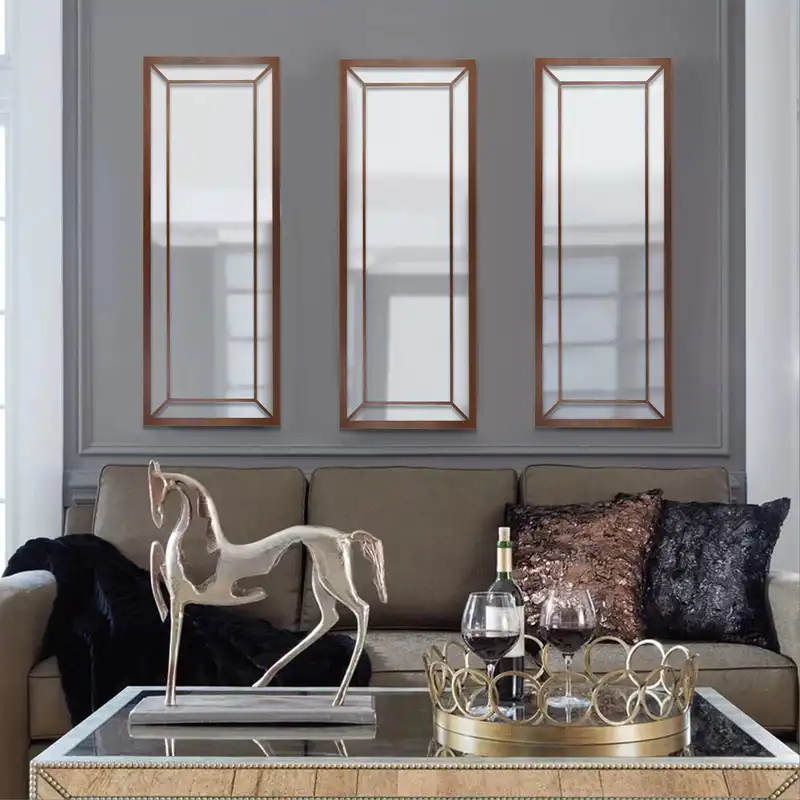 آینه الف مدل نیم قد کیمیا مجموعه 3 عددی