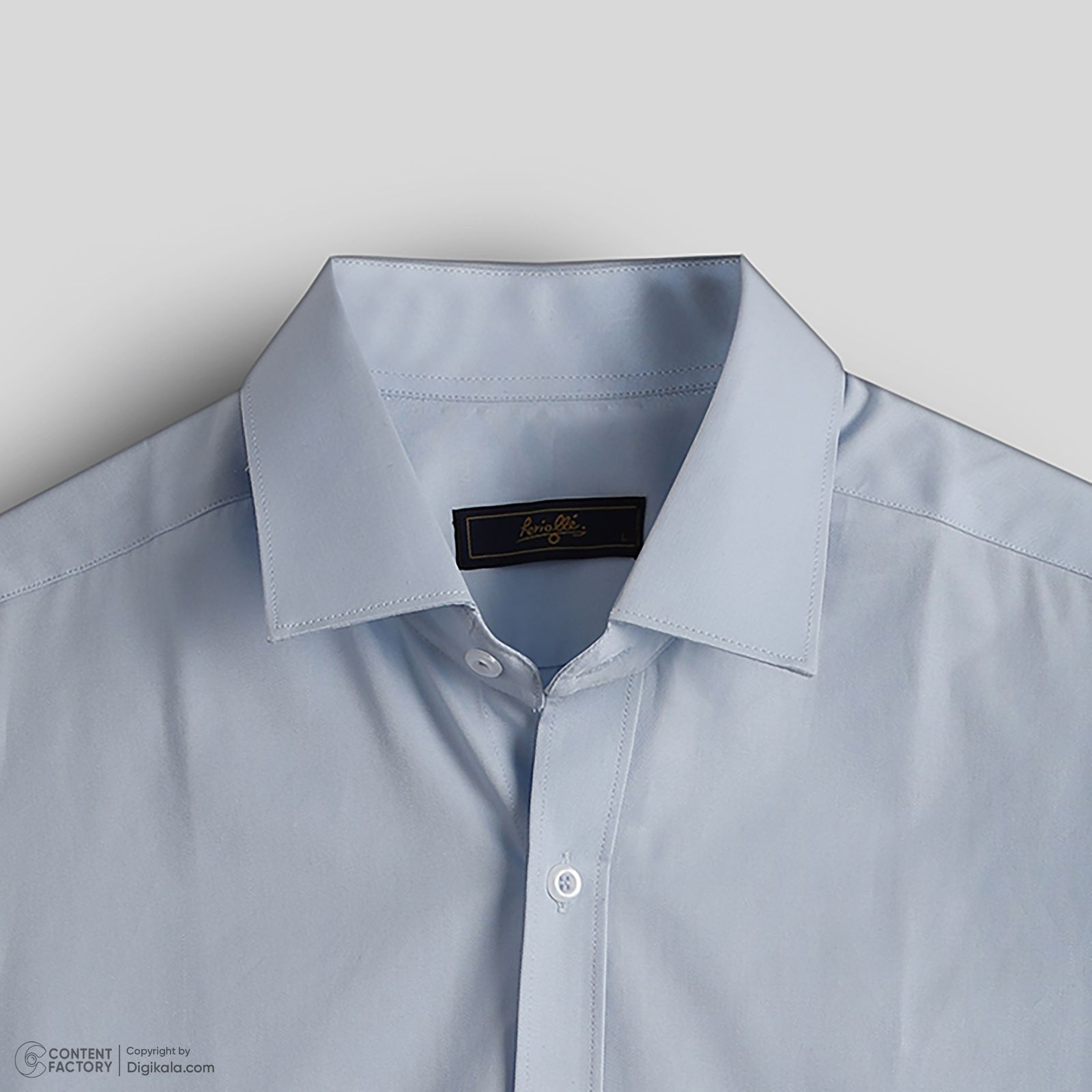 پیراهن آستین بلند یقه برگردان مردانه فریولی مدل 111050402 -  - 2