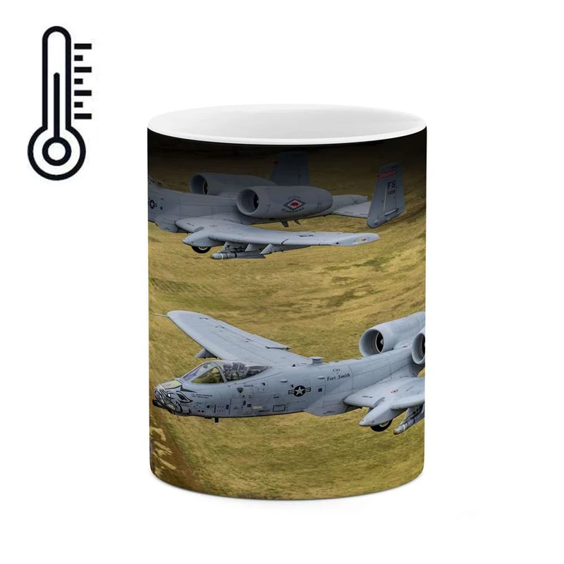 ماگ حرارتی کاکتی مدل هواپیمای جنگنده کد mgh10680